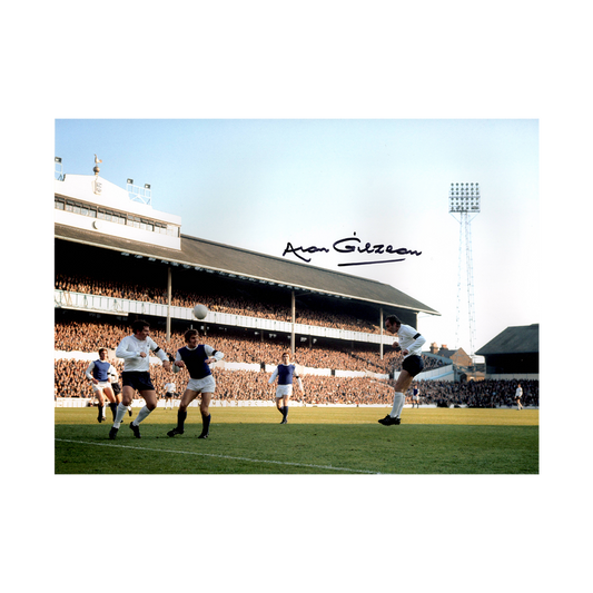 Alan Gilzean Signed Tottenham Hotspur 16x12 Image