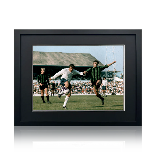 Alan Mullery Signed Tottenham Hotspur Image 4 Deluxe Mount Frame