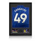 Alejandro Garnacho Signed Chelsea Shirt Premium Frame (Beckett)