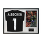 Alisson Becker Signed Liverpool Shirt Classic Frame (ACG Cert)
