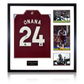 Amadou Onana Signed Aston Villa Shirt Elite Frame