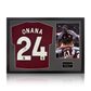 Amadou Onana Signed Aston Villa Shirt Classic Frame