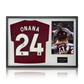 Amadou Onana Signed Aston Villa Shirt Classic Frame