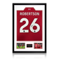 Andrew Robertson Signed Liverpool Shirt Premium Frame (ACG Cert)