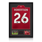 Andrew Robertson Signed Liverpool Shirt Premium Frame (ACG Cert)