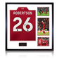Andrew Robertson Signed Liverpool Shirt Elite Frame (ACG Cert)