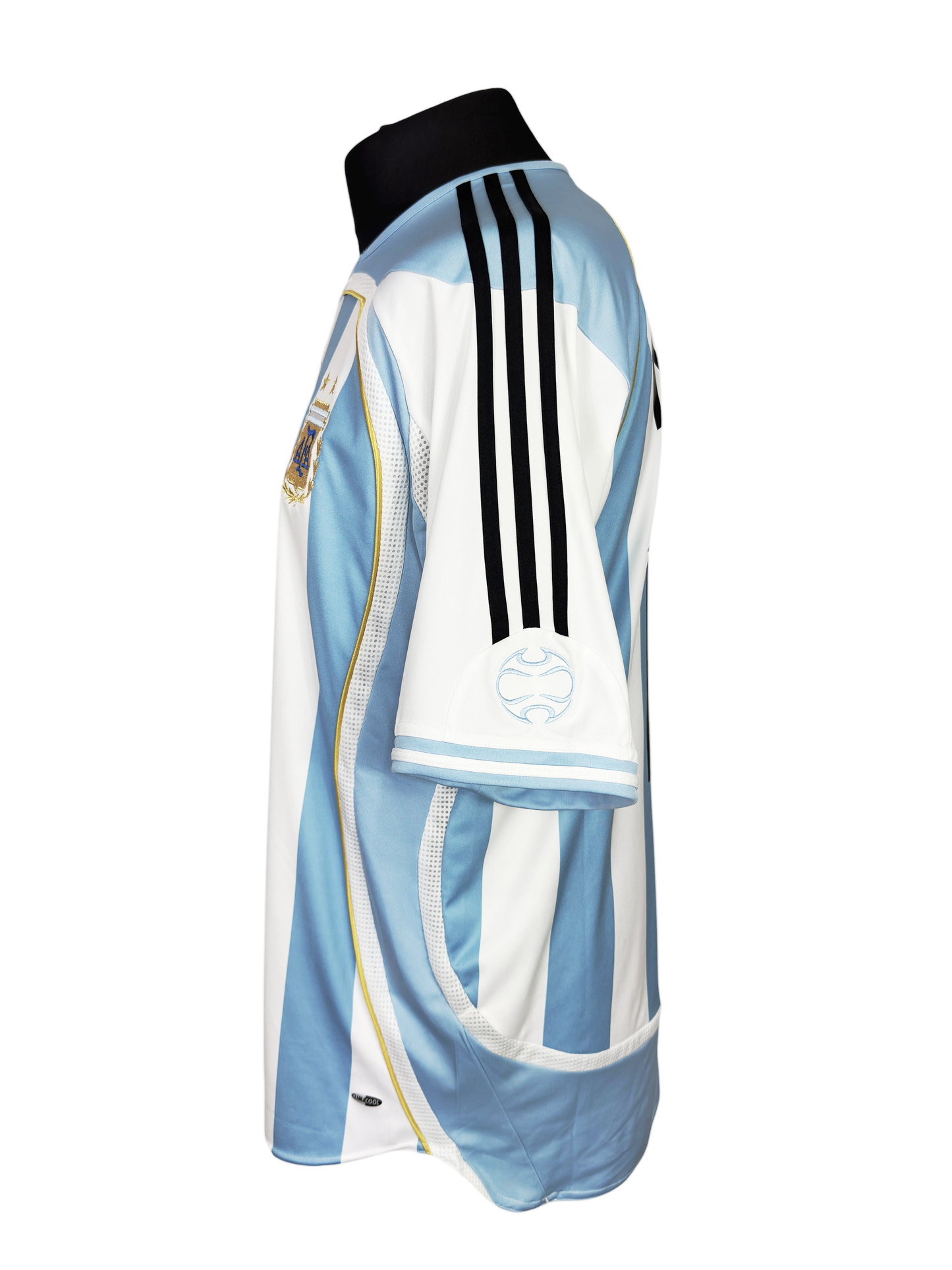 2006 Argentina Adidas Reissue Home - Size L - Messi 19