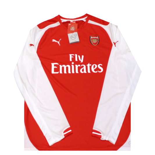 Arsenal 2014-2015 Home Football Shirt L/S (BNWT) XL