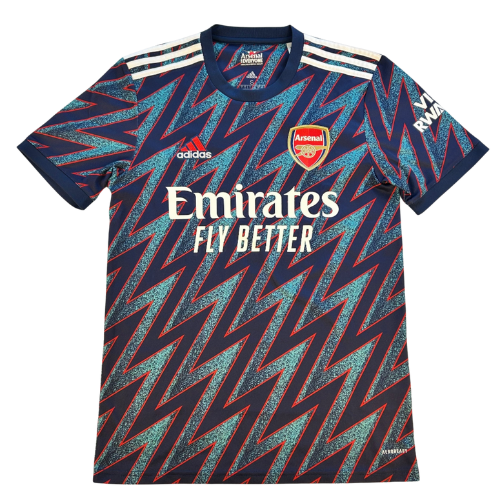 Arsenal 2021/2022 Third jersey with Adidas logo on a white background