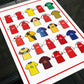 Gunners Retro Shirts Football Print