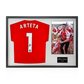 Mikel Arteta Signed Arsenal Champions Shirt Classic Frame
