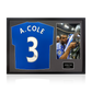 Ashley Cole Signed Chelsea Shirt Classic Frame
