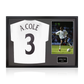 Ashley Cole Signed England Shirt Classic Frame