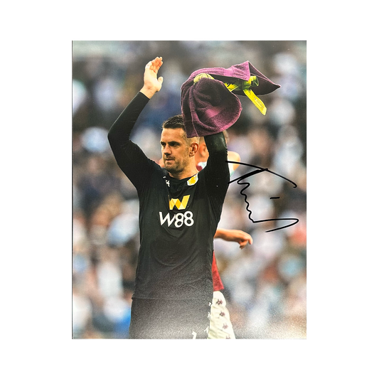 Tom Heaton Signed Aston Villa 10x8