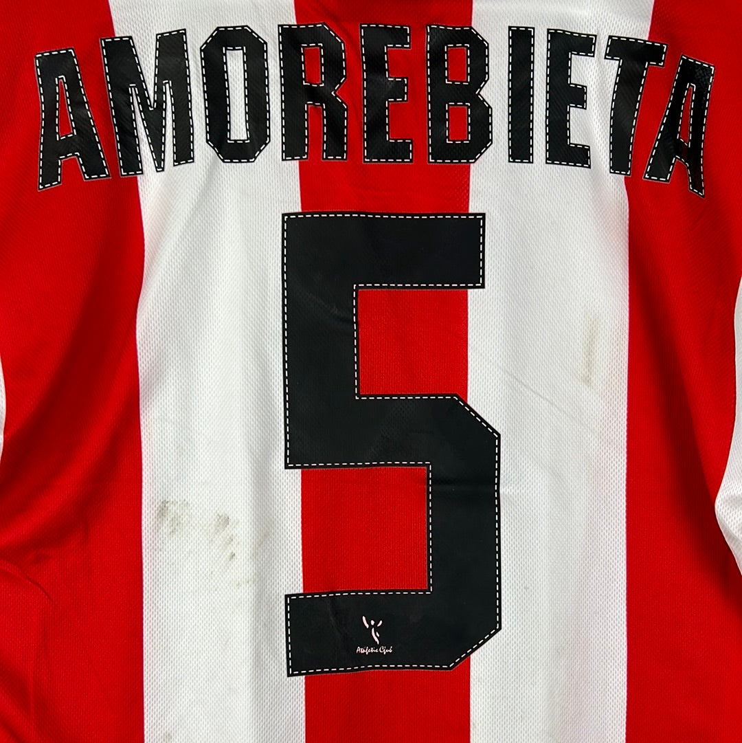 Athletic Bilbao 2007/2008 Match Worn Home Shirt - Amorbieta 5