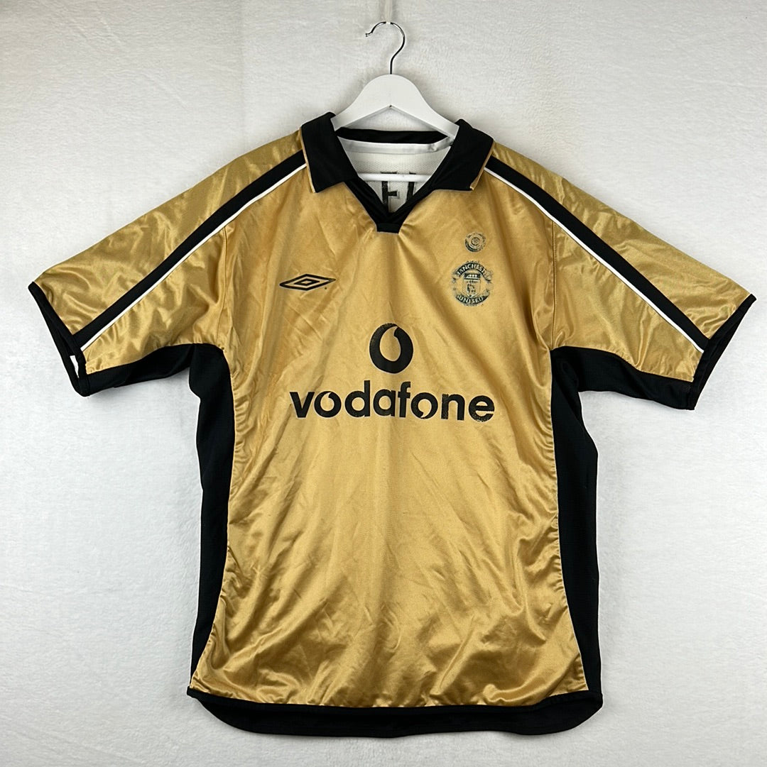 Manchester United 2001-2002 Away/Third Reversible Shirt - XXL