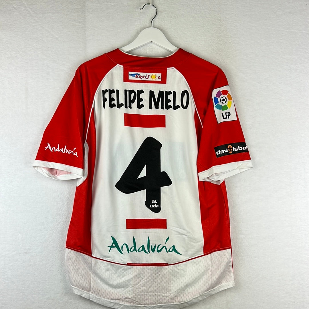 U. D. Almeria 2007-2008 Player Issue Home Shirt - Medium - Felipe Melo 4