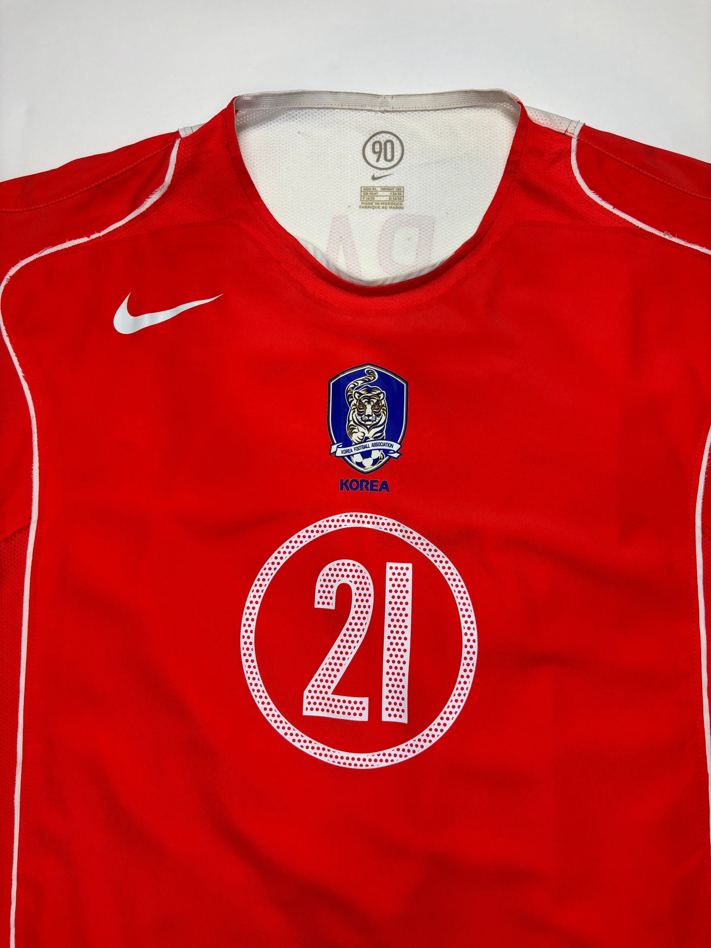 South Korea Home Shirt 2004/06 LS (XL) J.S.Park 21