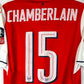 Arsenal 2016/2017 Match Worn Home Shirt - Chamberlain 15 - FA Cup Semi Final