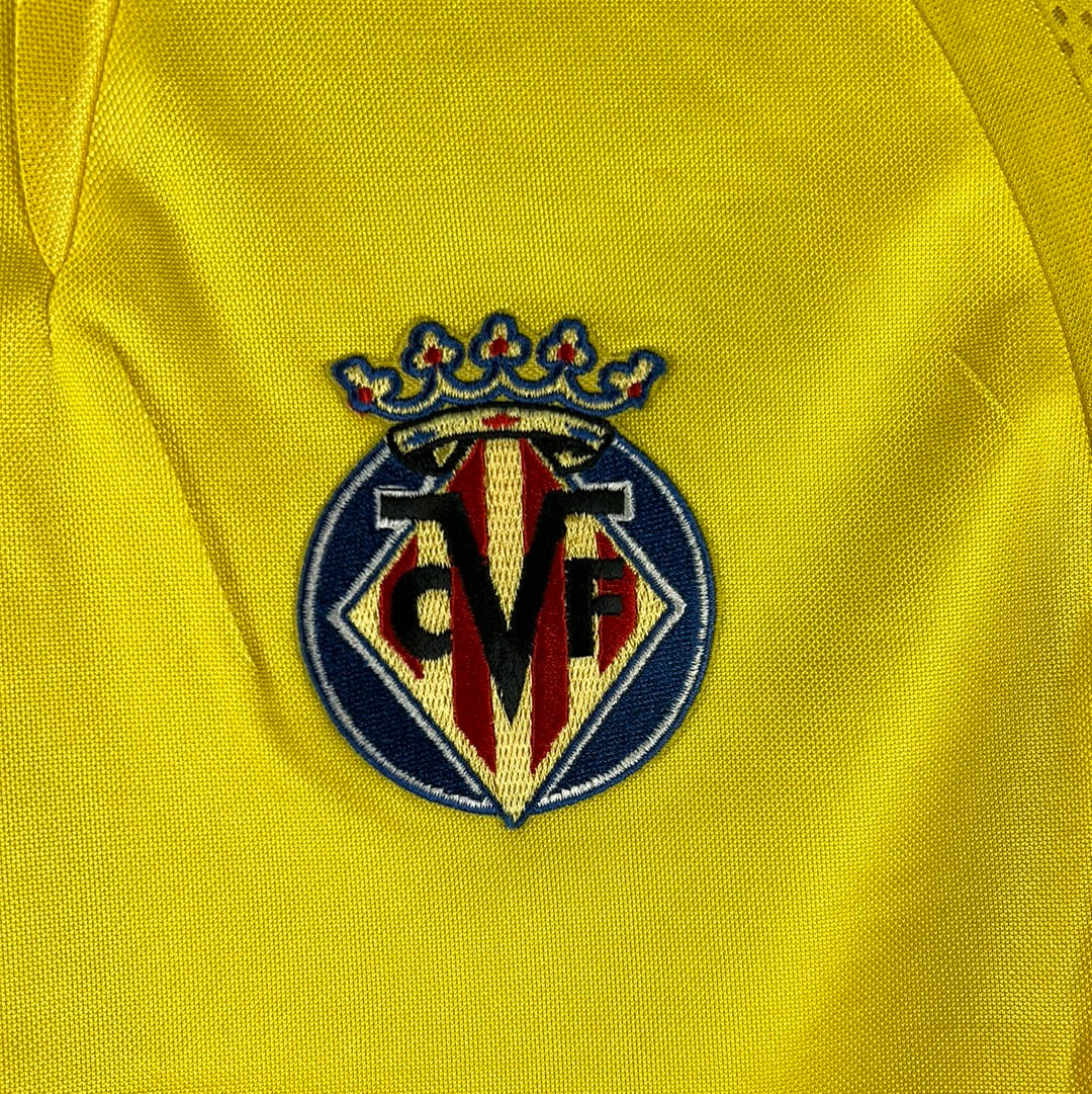 Villarreal 2007/2008 Match Worn Home Shirt - Franco