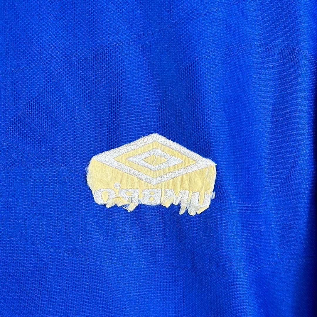 Everton 1995/1996 Player Issue Home Shirt - Kanchelskis 17