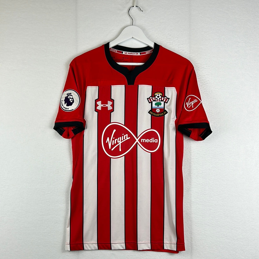 Southampton 2018/2019 Match Issued Home Shirt - Lemina 18