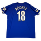Everton 2003-2004 Player Issue Home Shirt - Back with Rooney 18 Premier League player sized print