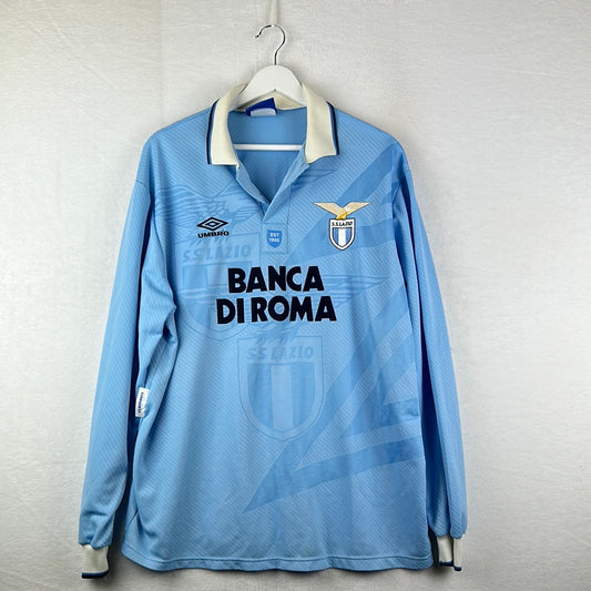 Lazio 1993-1995 Home Shirt Long-Sleeve
