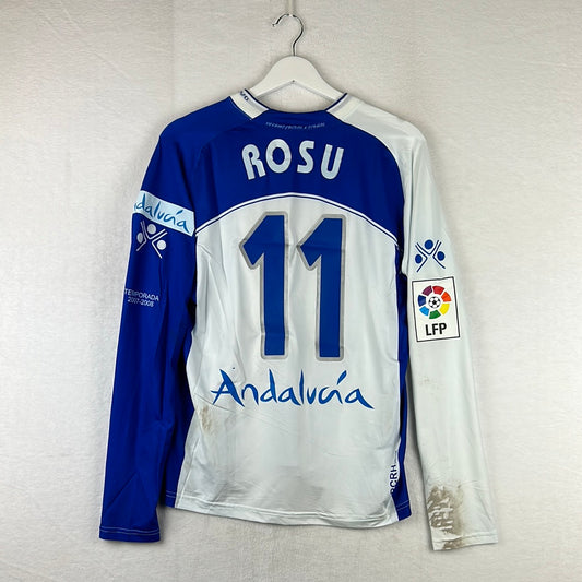 Recreativo de Huelva 2007-2008 Match Worn Home Shirt - Large - Rosu 11