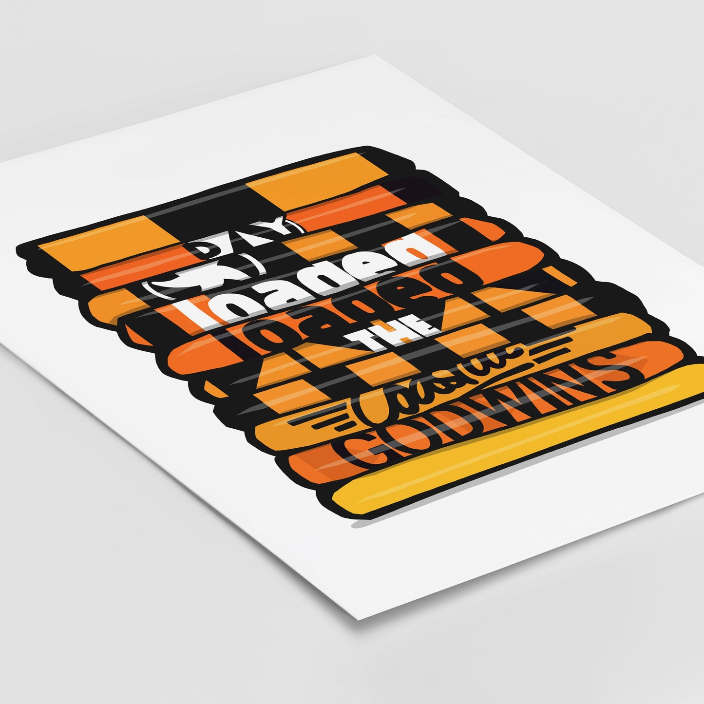 Barnet Football Shirt Stack Print