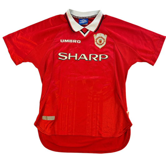 Manchester United 1999 European Home Shirt - Medium - Champions League 1 Star Shirt