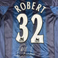 Newcastle United 2004/2005 Match Issued Away Shirt - Robert 32