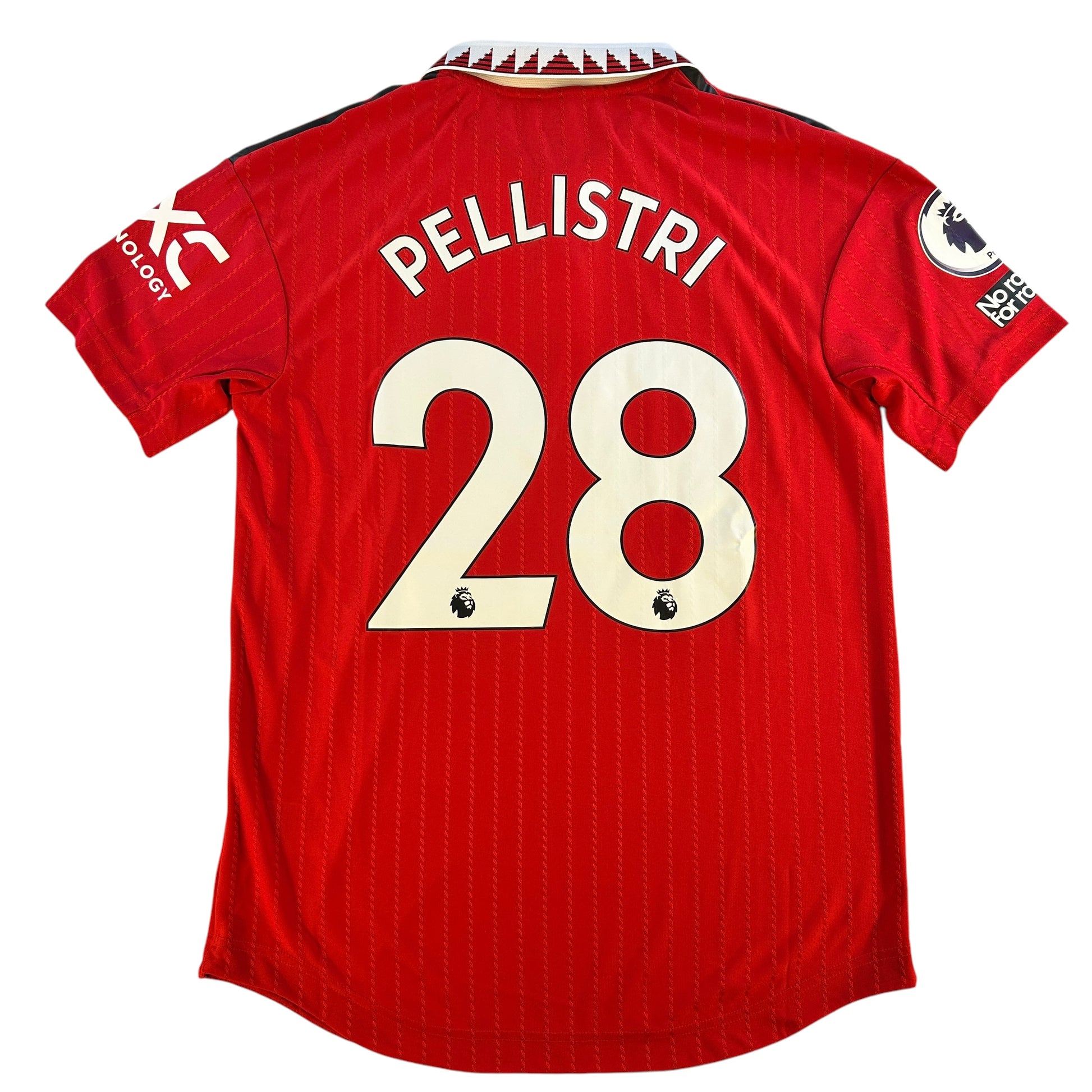 Manchester United 2022/2023 Player Issue Poppy Home Shirt - Pellistri 28