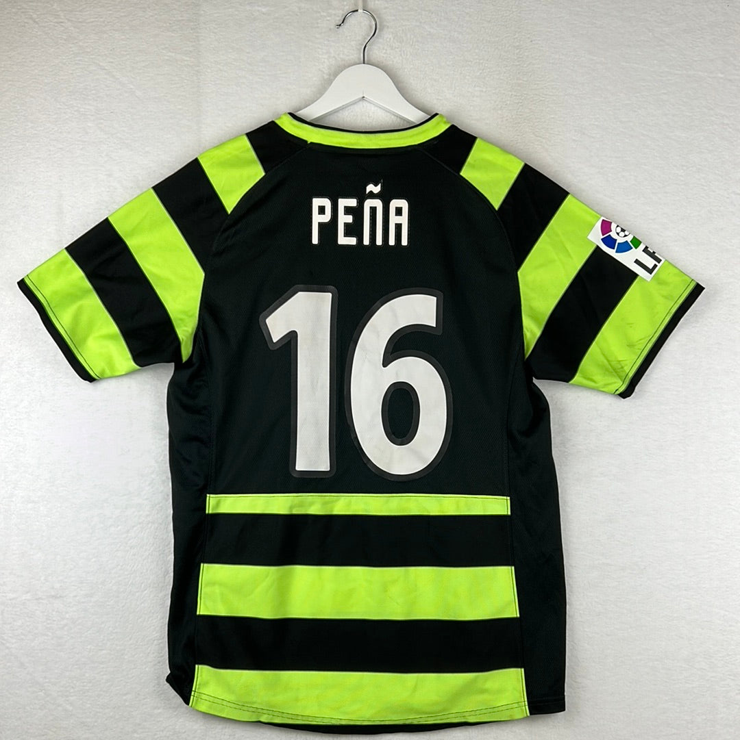 Hercules 2010-2011 Player Issue Away Shirt - Pena 16