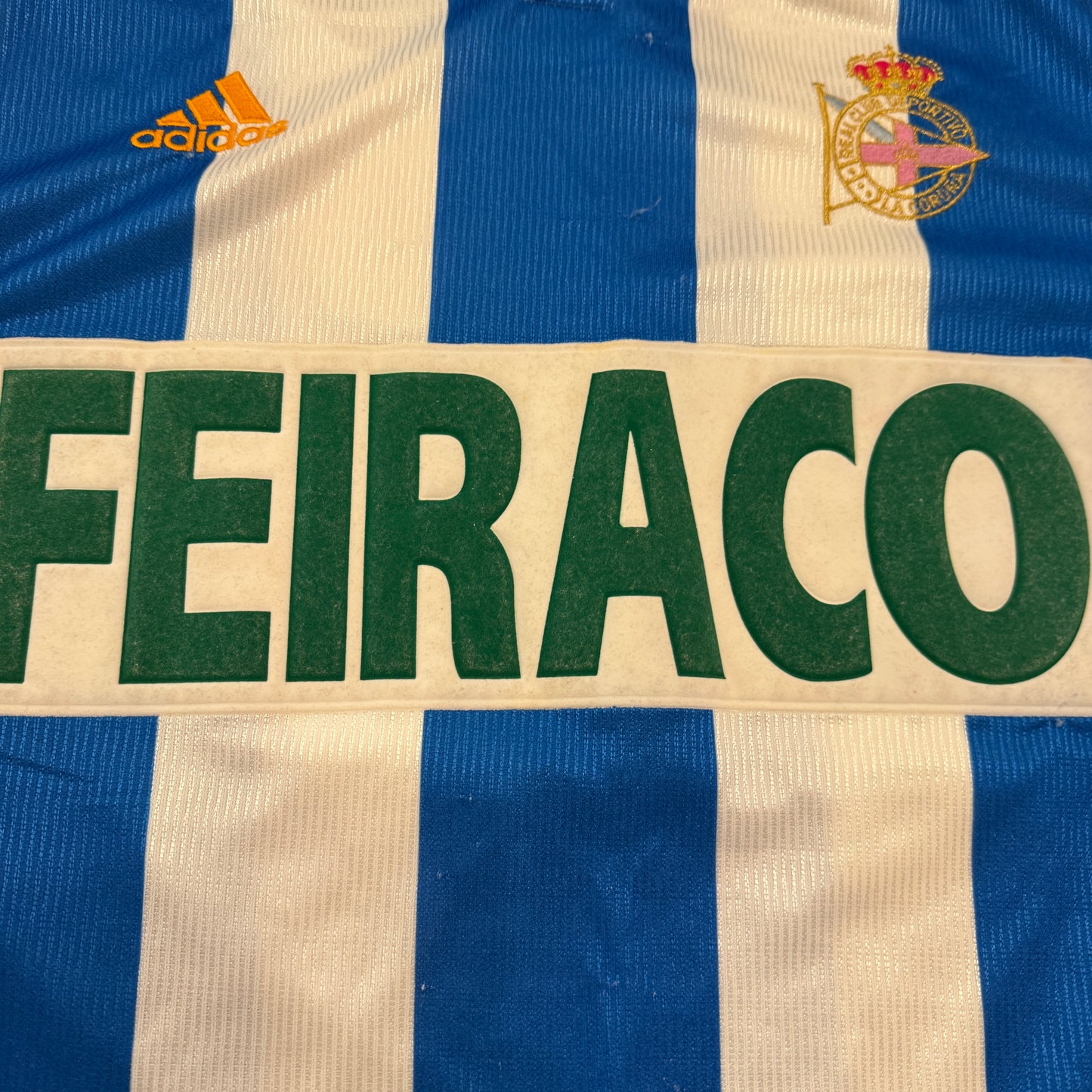 Deportivo La Coruna 1997/1998 Player Issue Home Shirt