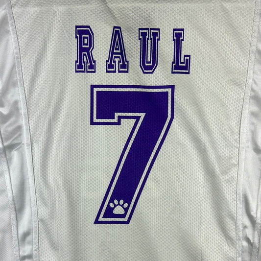 Raul Real Madrid 2008 2009 UEFA Black Jersey Shirt Camiseta Maglia M