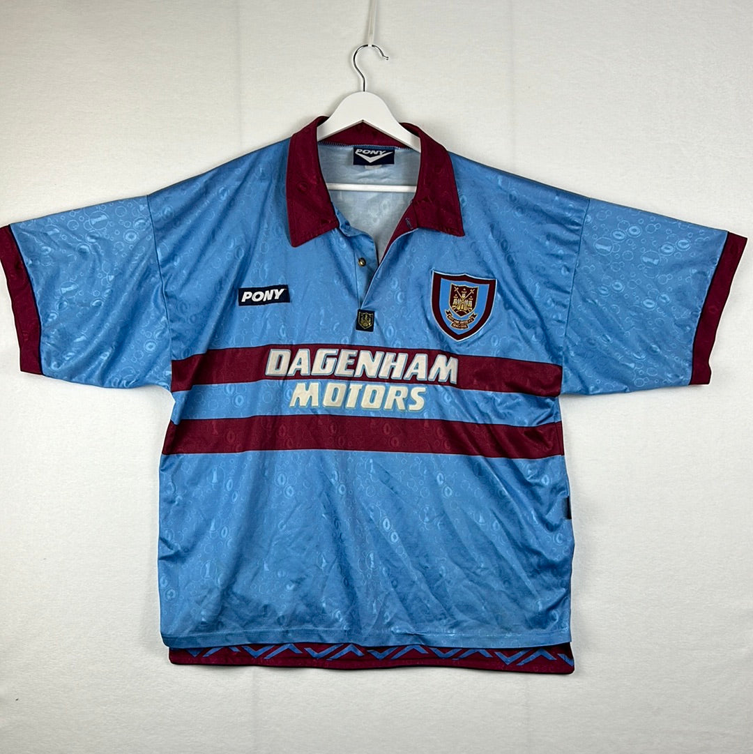 West Ham United 1995-1996 Away Shirt - XL - Dicks 3