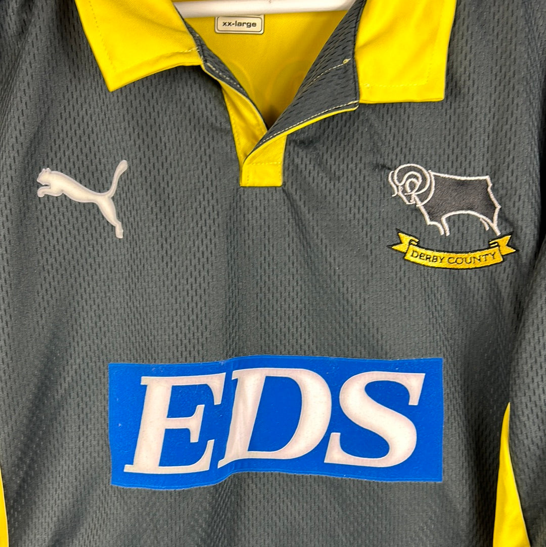 Derby County 1999/2000 Player Issue Away Goalkeeper Shirt - Poom 21