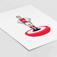 Bergkamp - Table Football Print