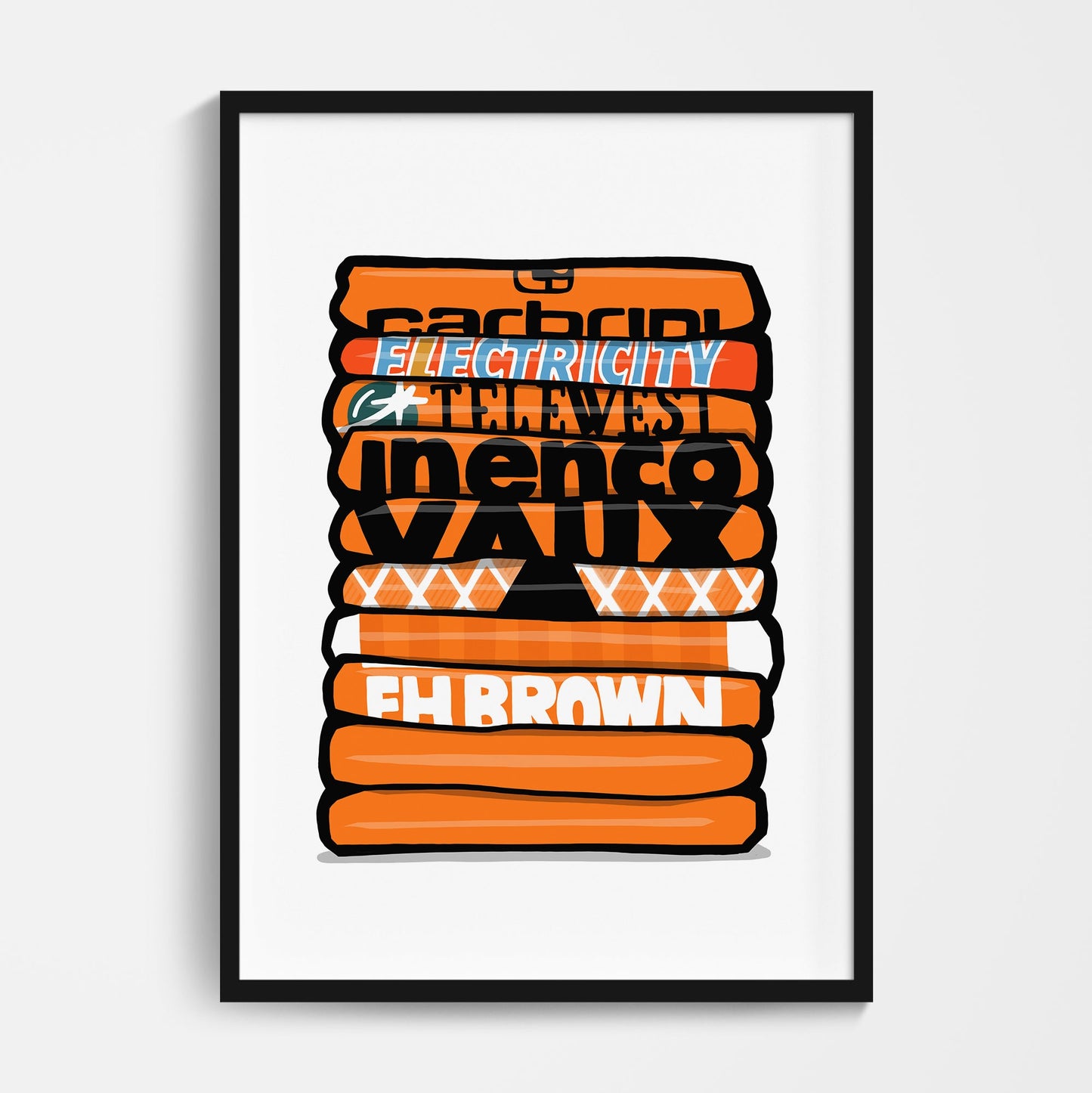 Blackpool Shirt Stack Print