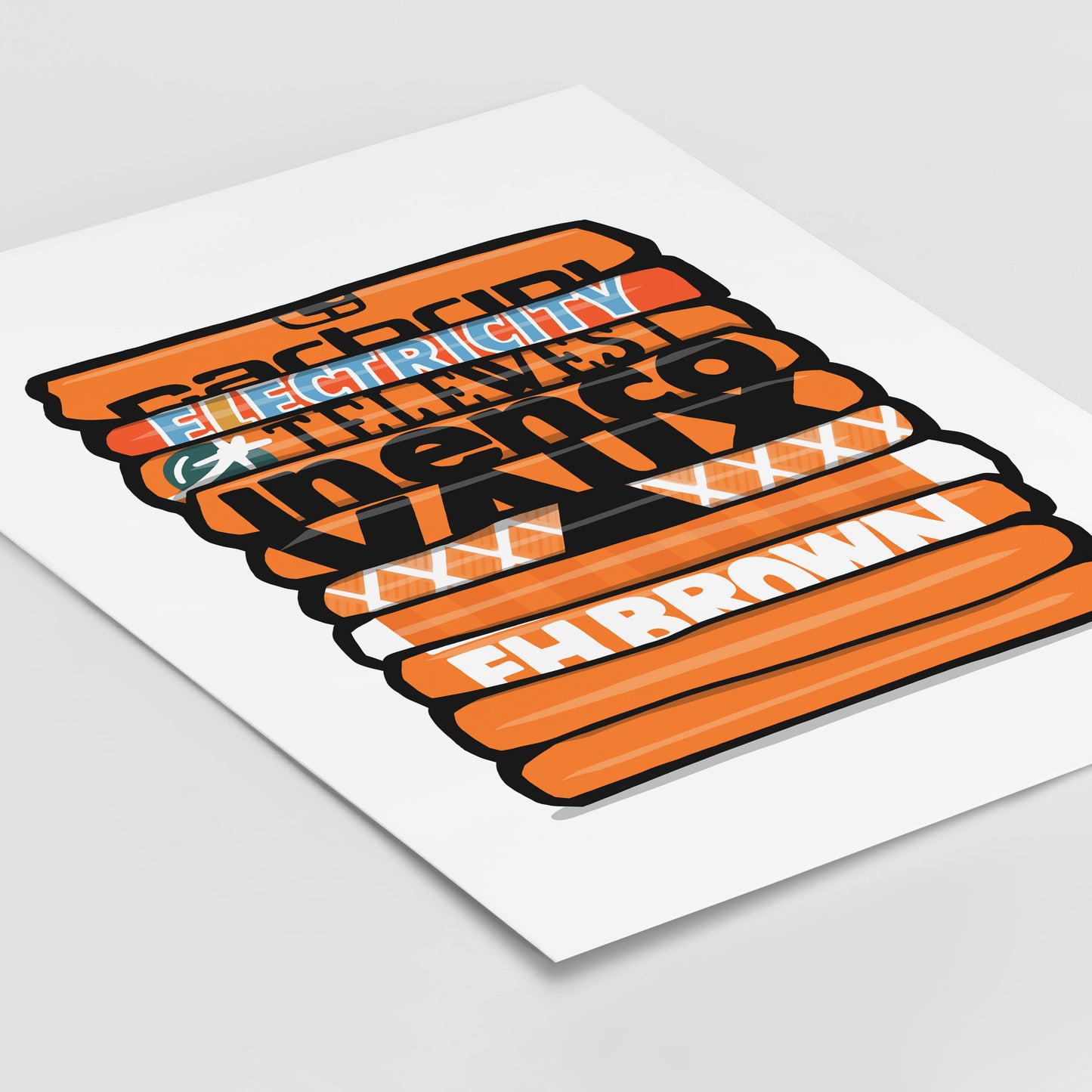 Blackpool Shirt Stack Print