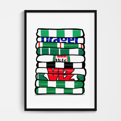 Blyth Football Shirt Stack Print