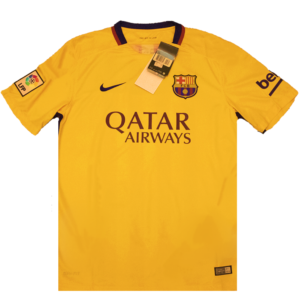Barcelona 2015-2016 Away Football Shirt (BNWT) M