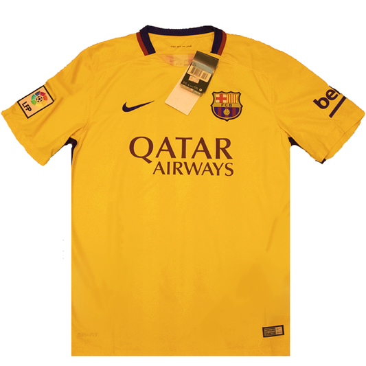 Barcelona 2015-2016 Away Football Shirt (BNWT) M