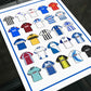 Barrow Retro Shirts Football Print