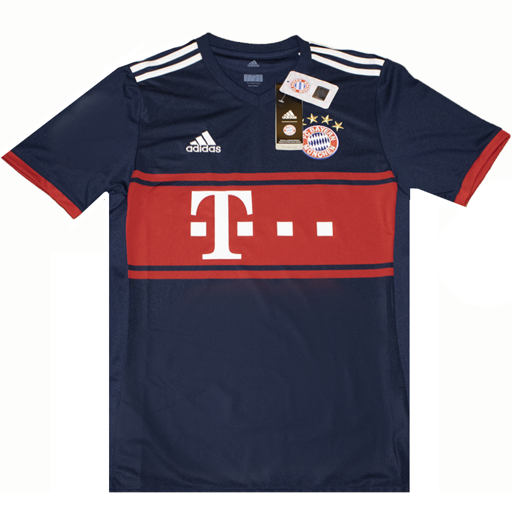Bayern Munich 2017-2018 Away Football Shirt (BNWT) S