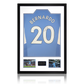 Bernardo Silva Signed Man City 21-22 Shirt Premium Frame