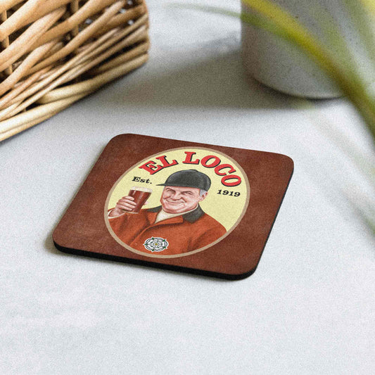 Marcelo Bielsa Leeds Legend El Loco Beer Coaster