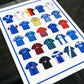 Birmingham Retro Shirts Football Print