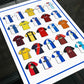 Blackburn Retro Shirts Football Print